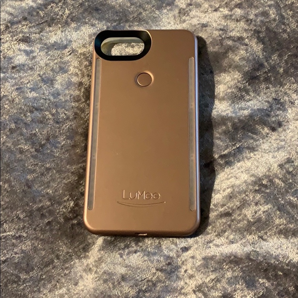 Lumee iPhone 7/8 plus Rose Gold case.